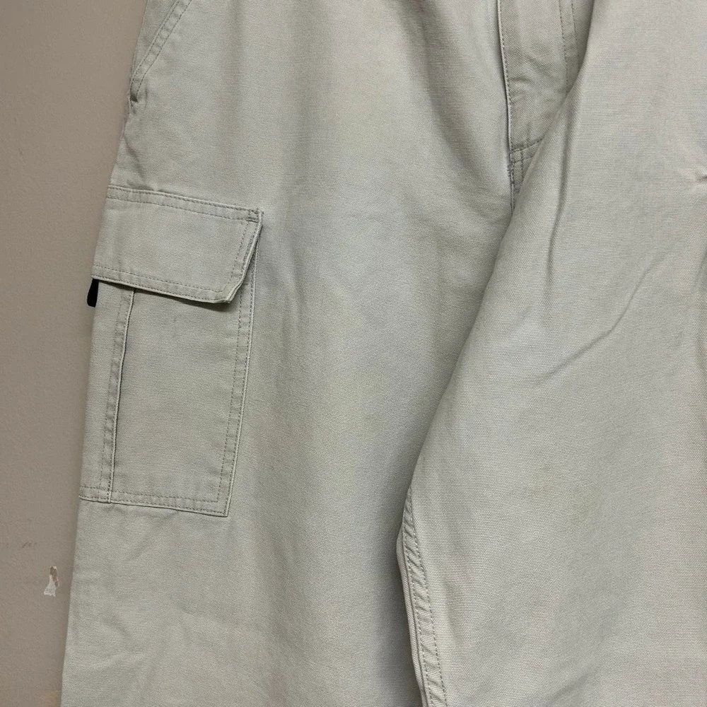 The North Face A5 Cream Baggy Cargo Hiking Pants Vintage 00s Mens 32x31